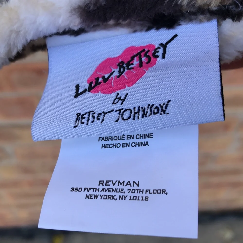 Luv Betsey by Betsey Johnson Animal Leopard Print Throw